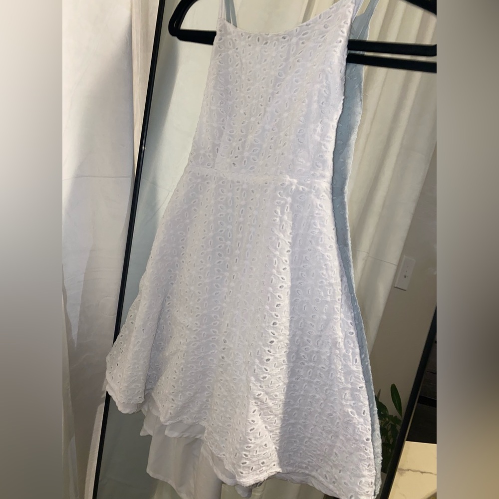 SHEIN medium white lace dress